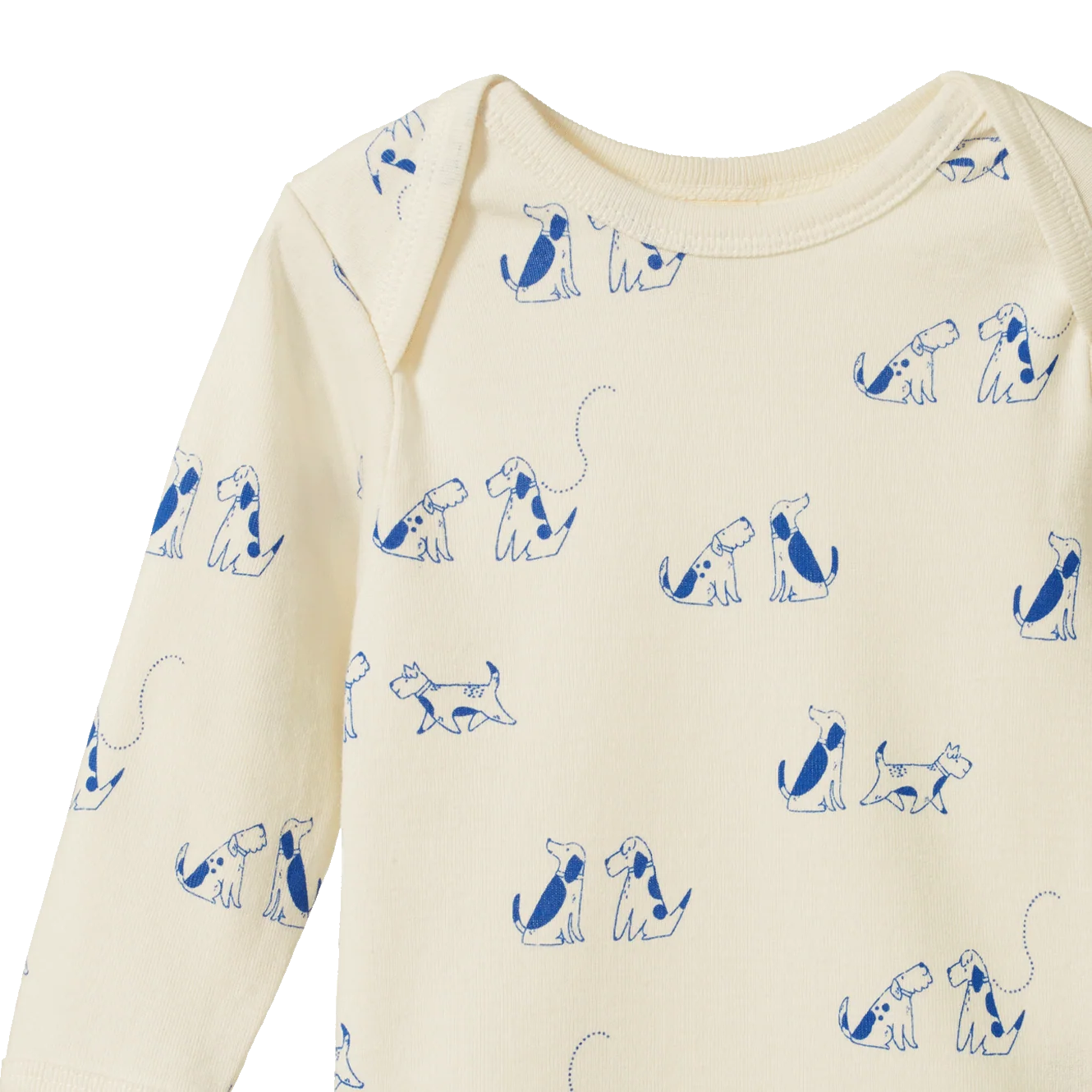 LONG SLEEVE BODYSUIT - Dog Walk Print