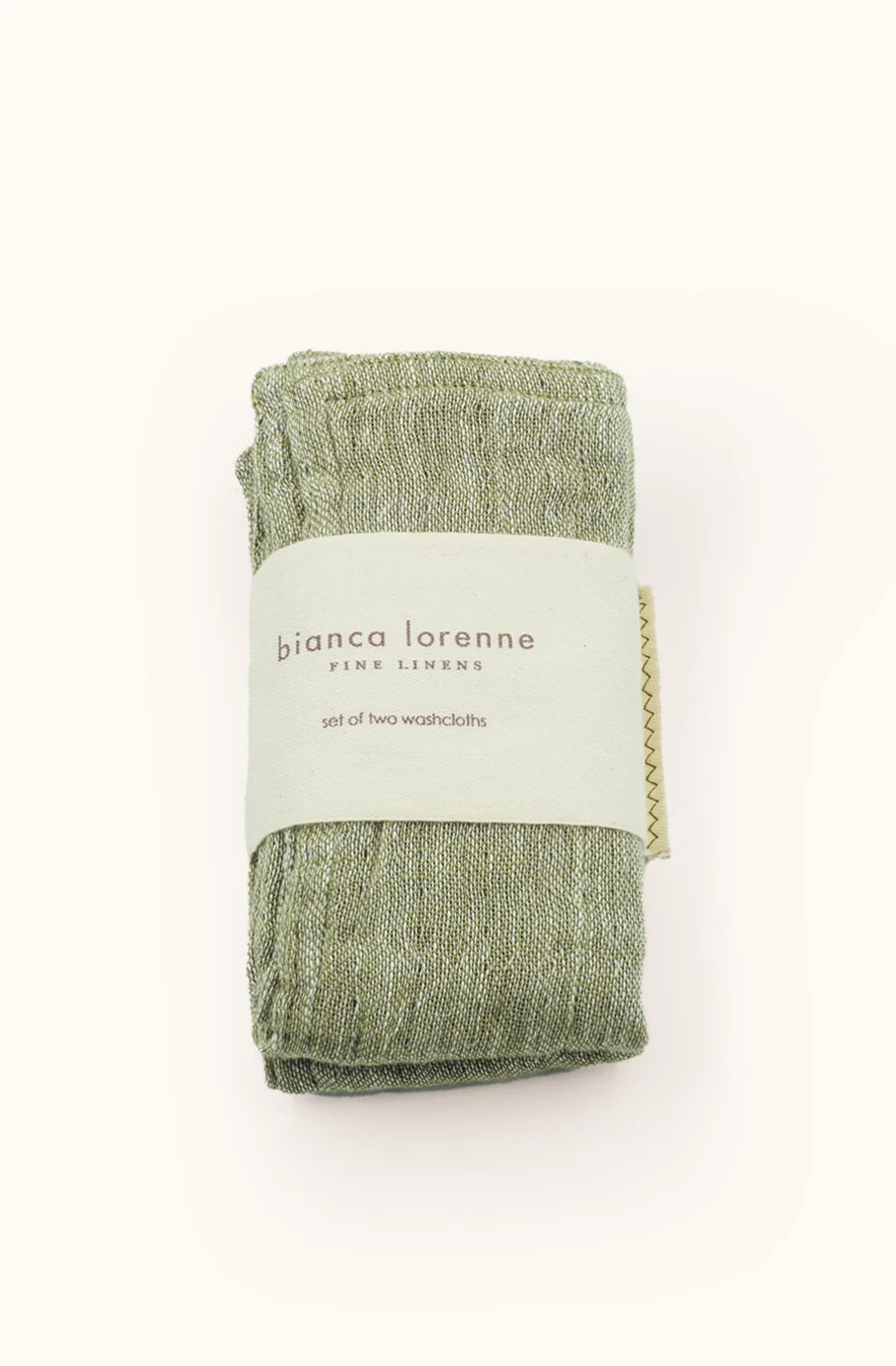 Washcloths - Leggera Moss Set of 2