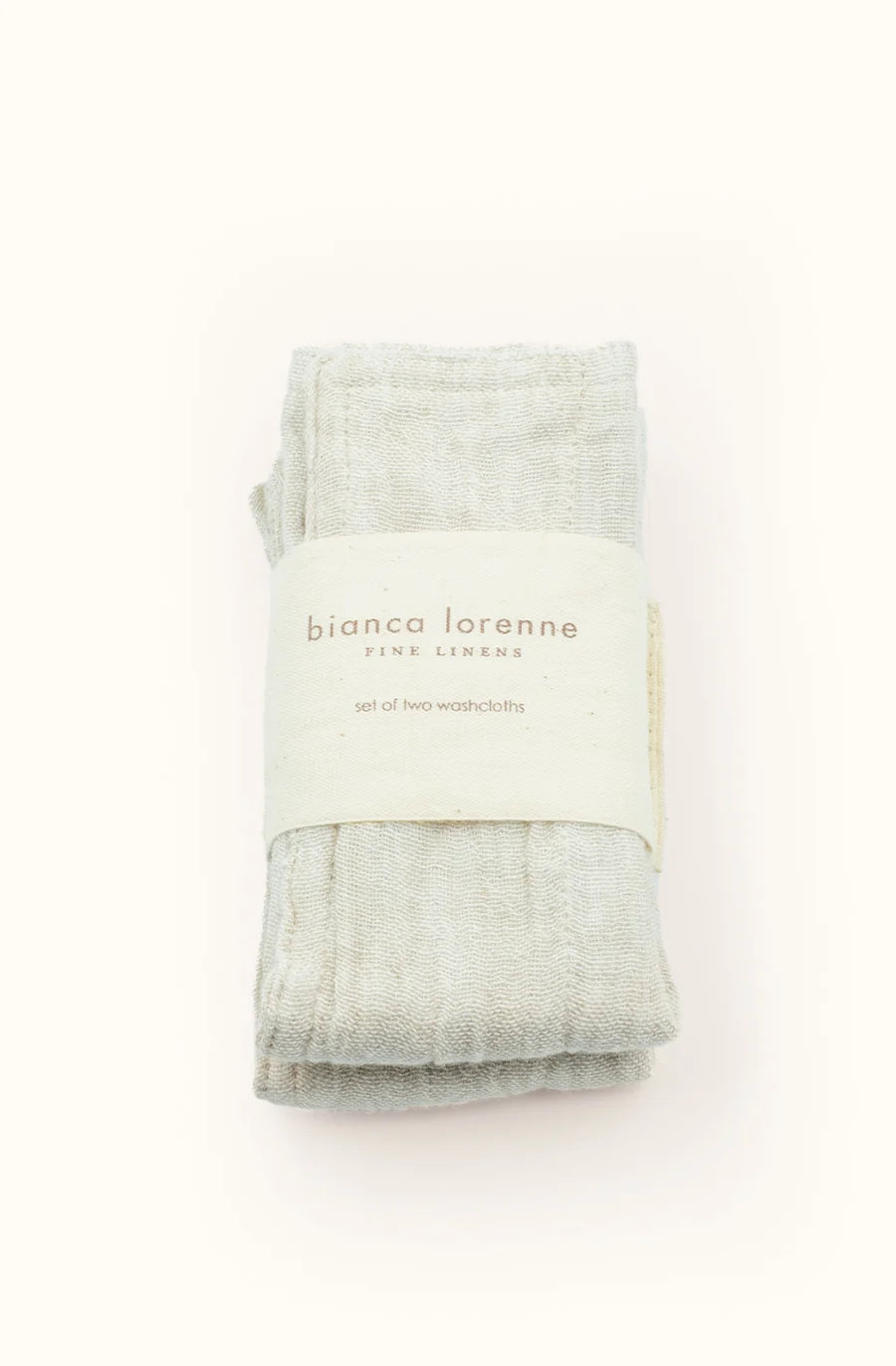 Washcloths - Leggera Oatmeal Set of 2