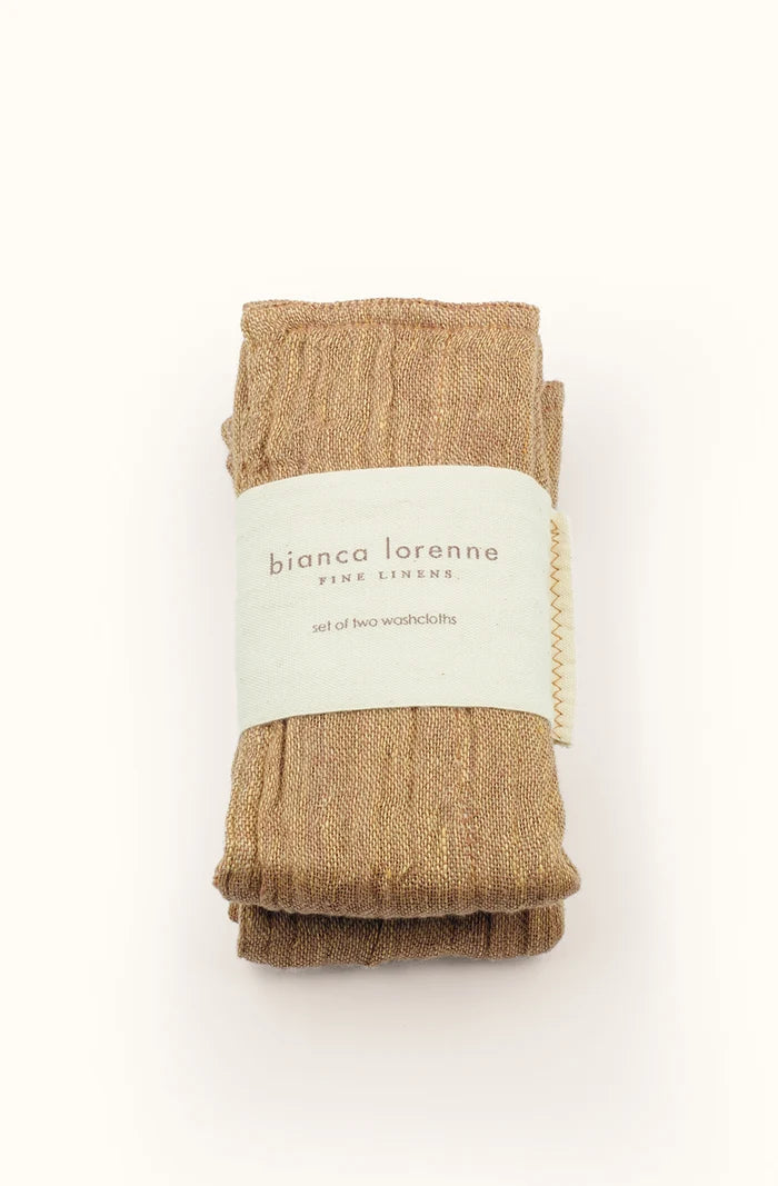 Washcloths - Leggera Sepia Set of 2