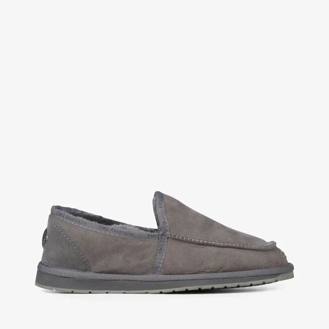 Platinum Hume Slipper - Charcoal