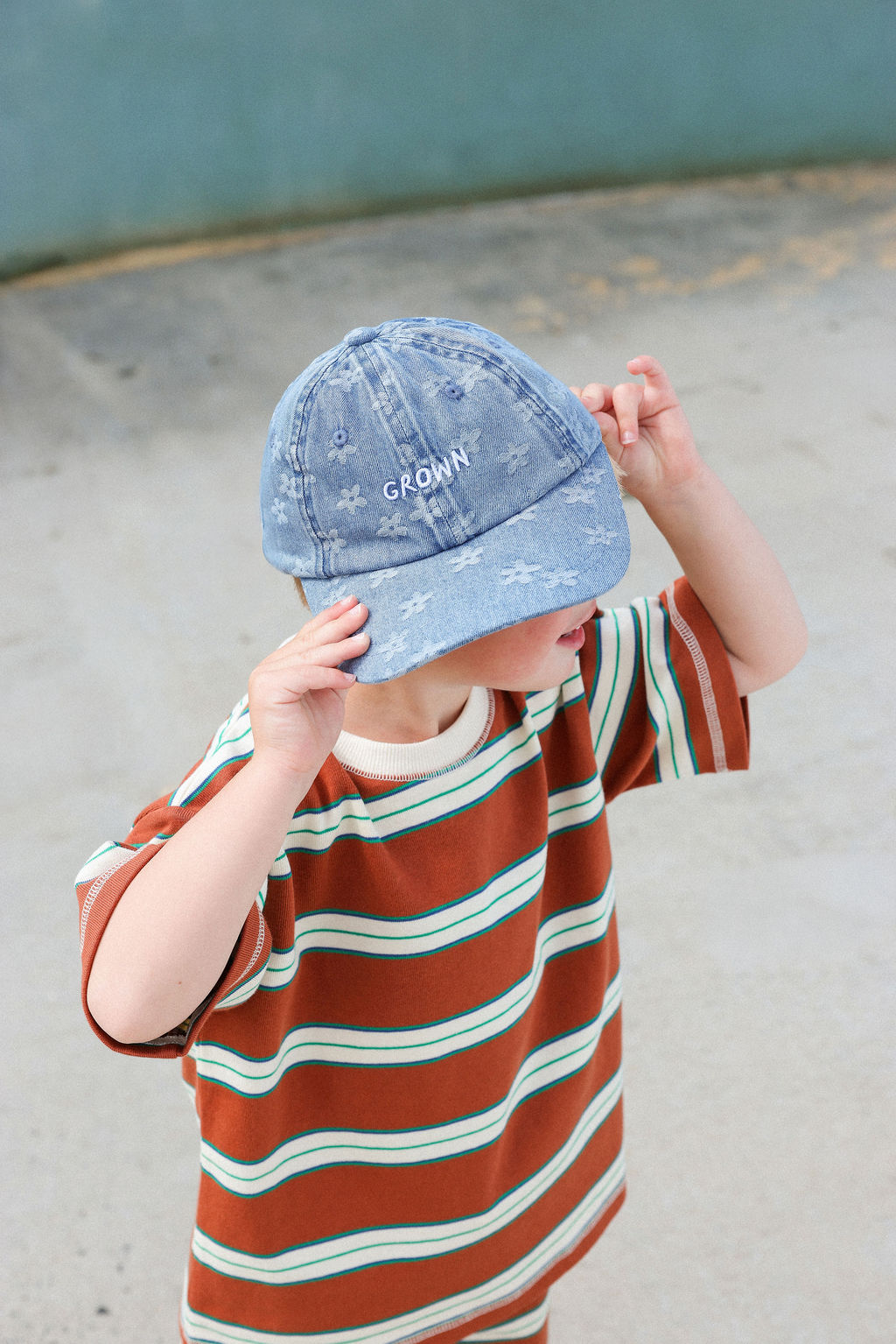 Daisy Denim Kids Cap