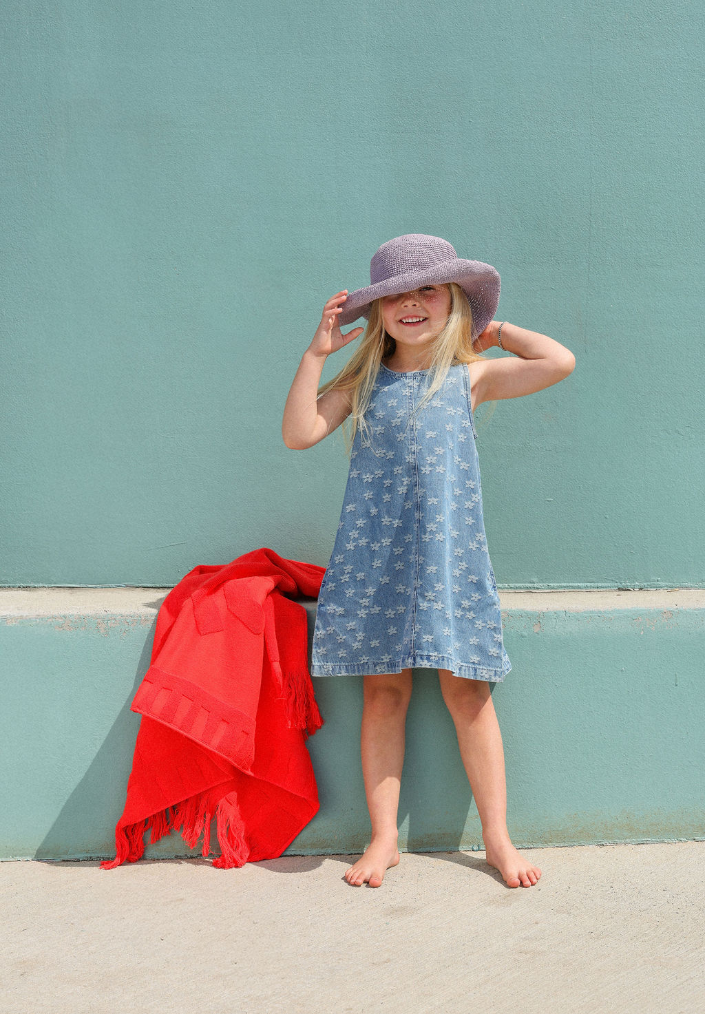 Daisy Denim Shift Dress