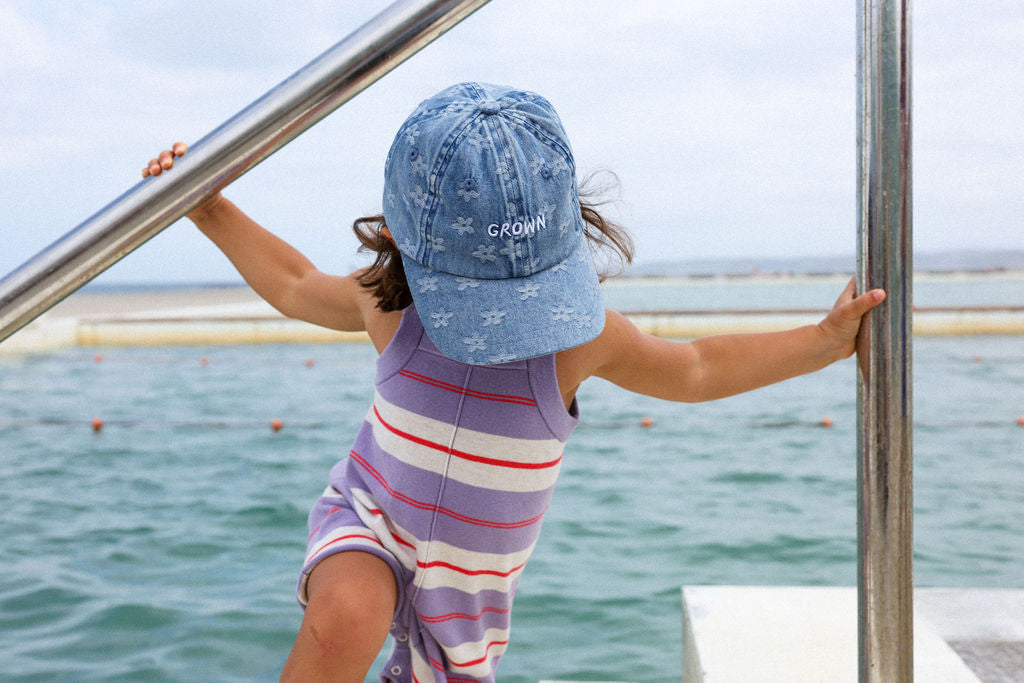 Daisy Denim Kids Cap