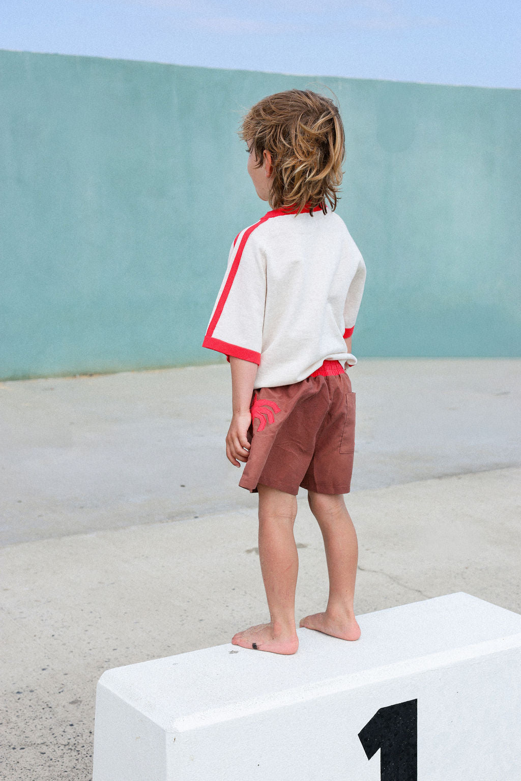 Palm Tree Swim Shorts - Teddy