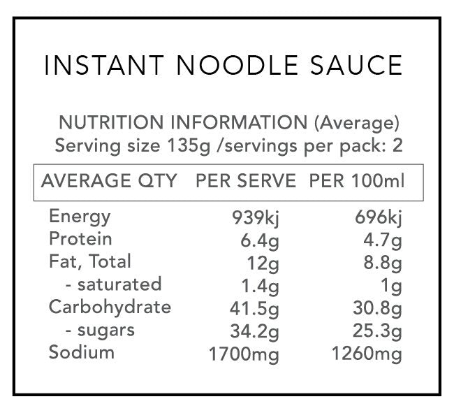 Instant Noodle Sauce