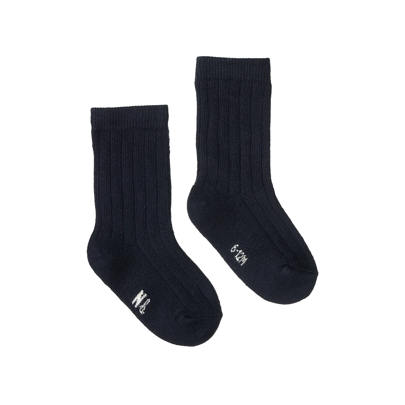 ORGANIC COTTON RIB SOCKS - Navy