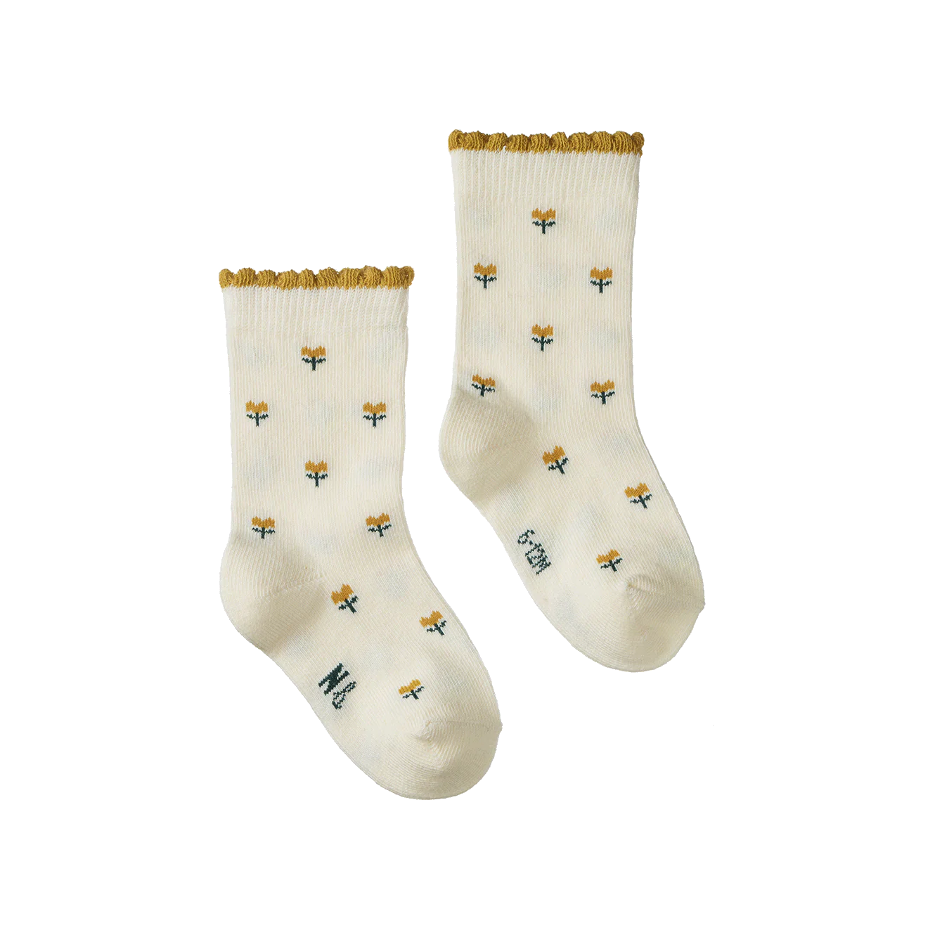 ORGANIC COTTON SOCKS - Tulips