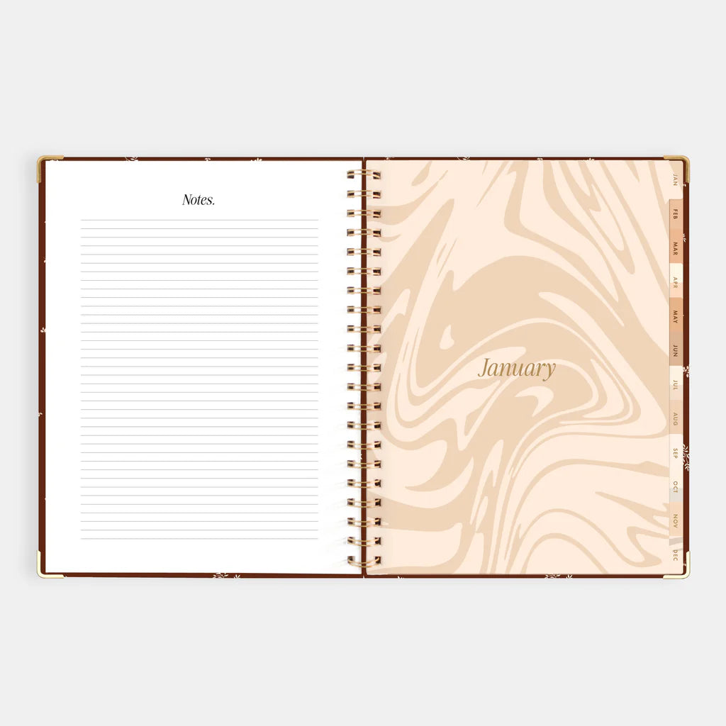 2026 A4 Academic Planner - Raspberry