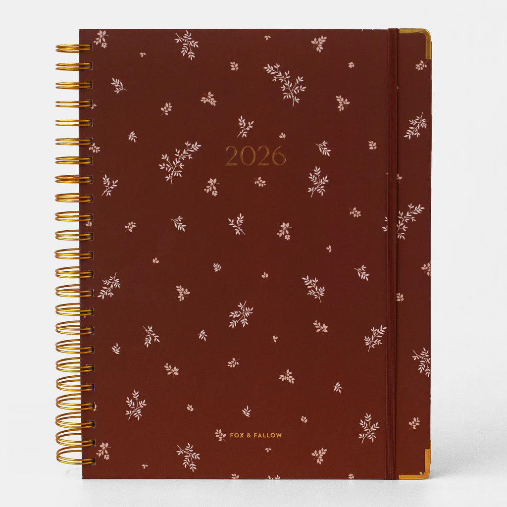2026 A4 Academic Planner - Raspberry