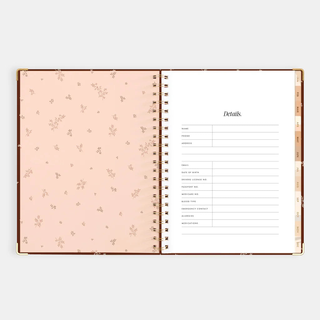 2026 A4 Academic Planner - Raspberry