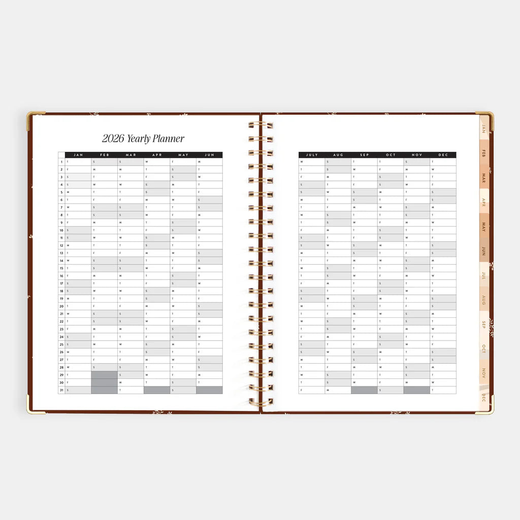 2026 A4 Academic Planner - Raspberry