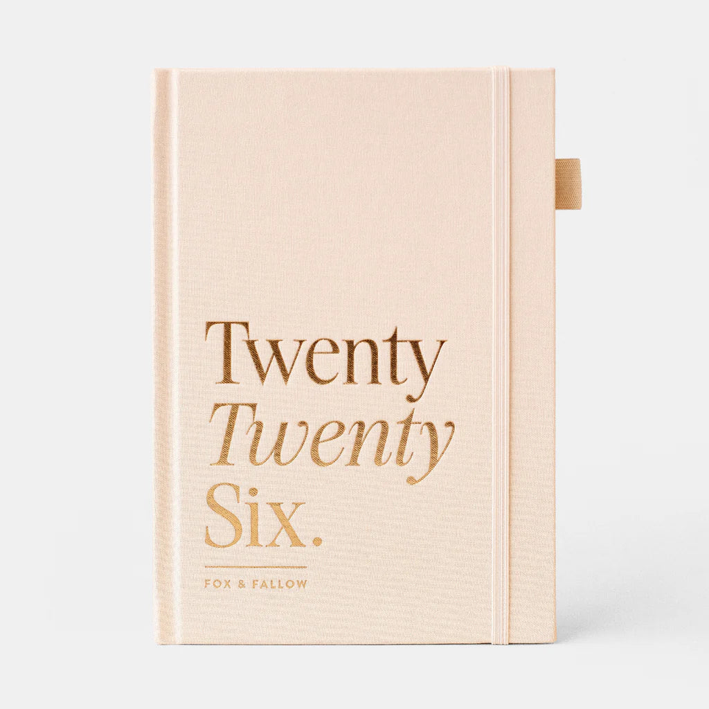 2026 A5 Vertical Planner - Creme