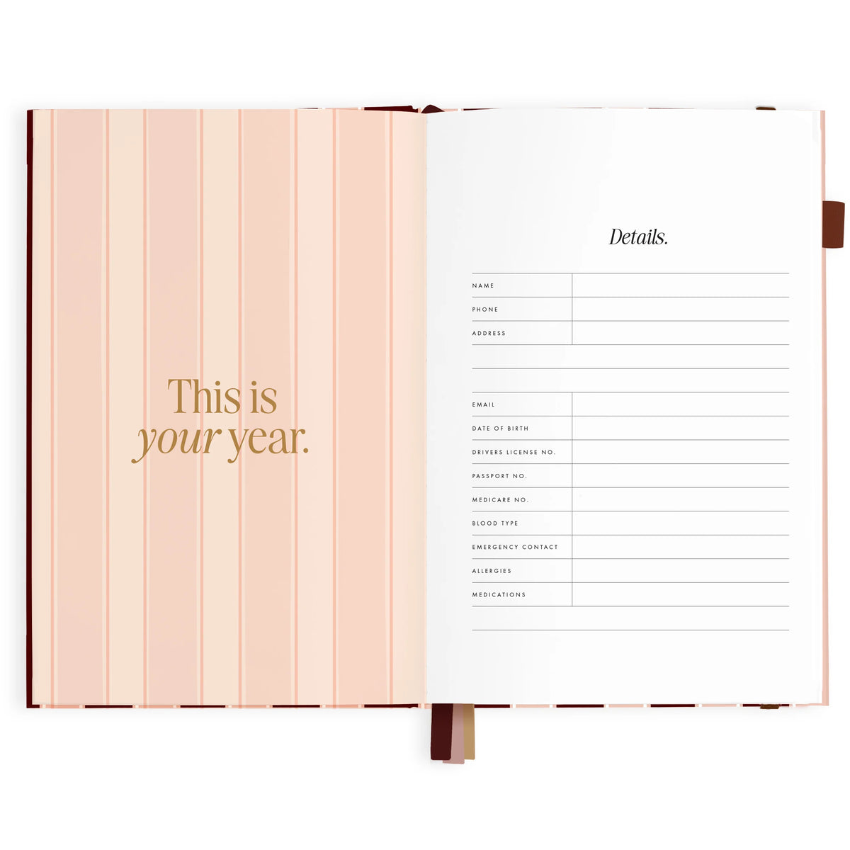 2027 A5 Vertical Planner - Sorrento