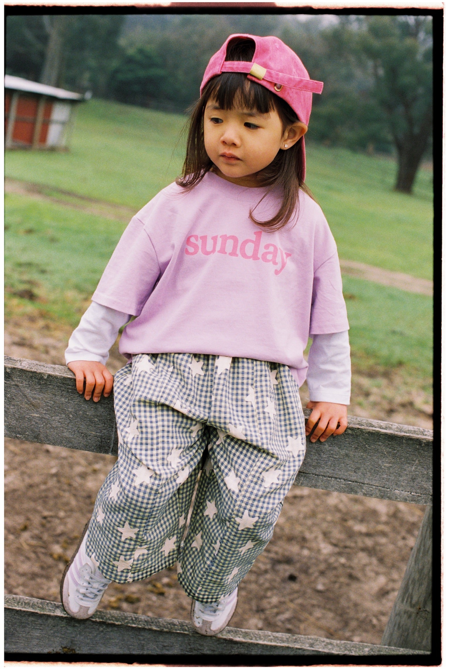 Dusty Star Pants - Yellow Gingham