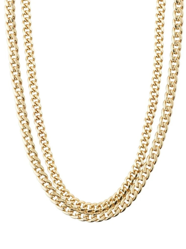Blossom Curb Chain Necklace