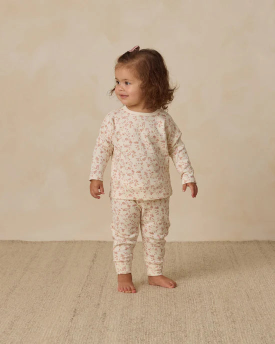 DRAWSTRING PANT || FRENCH GARDEN - IVORY