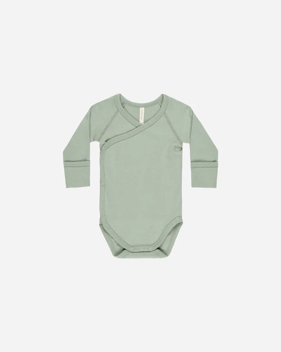 Side Snap Bodysuit || Sage