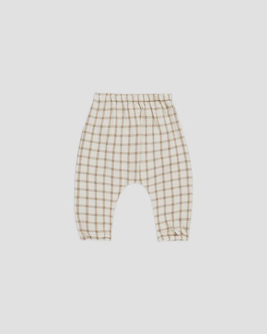 Woven Pant - Cinnamon Plaid