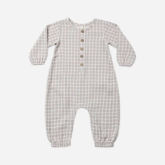 Woven Jumpsuit Blue Gingham