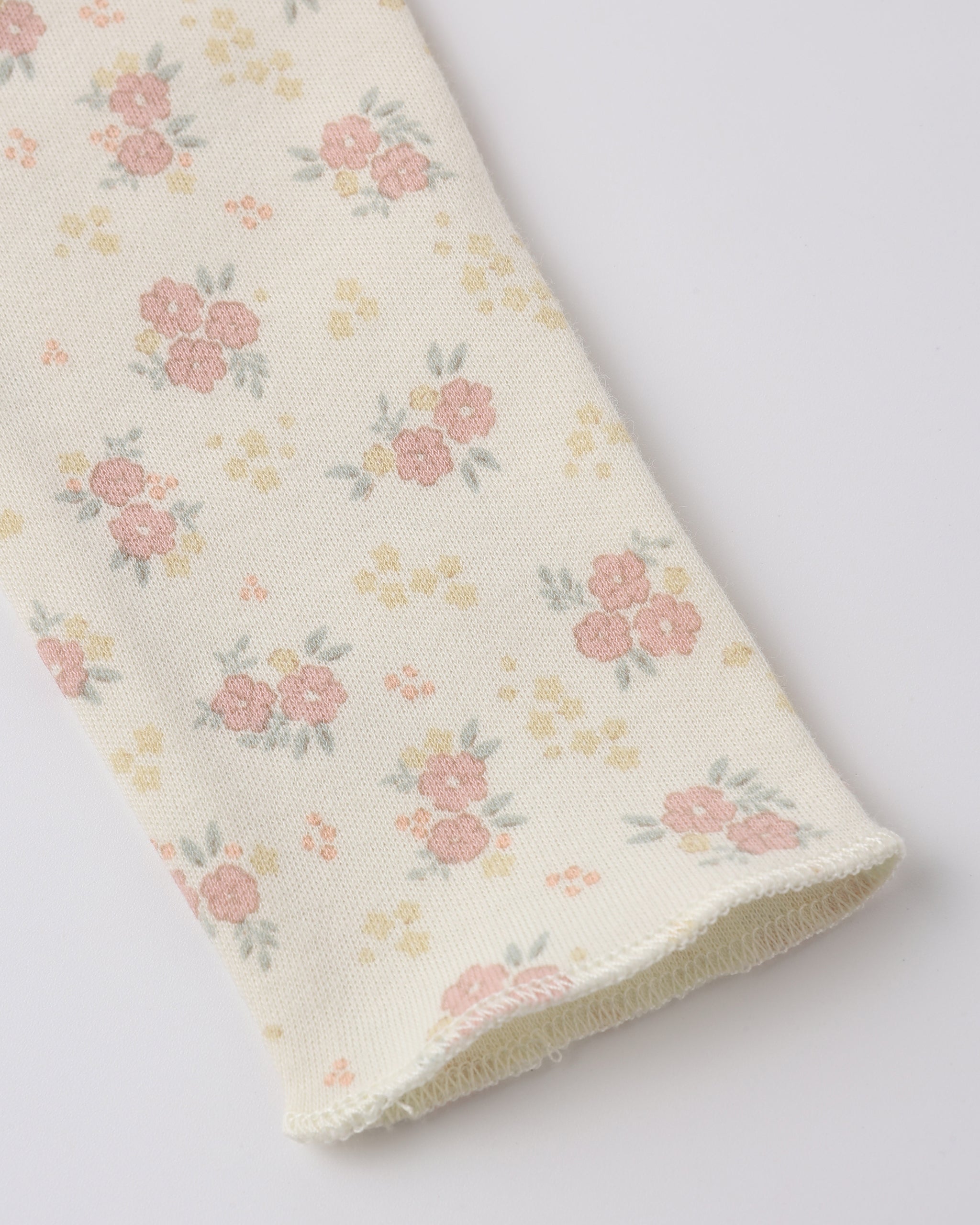 Wrap Top + Footed Pant Set || Flower Field - Addy & Lou