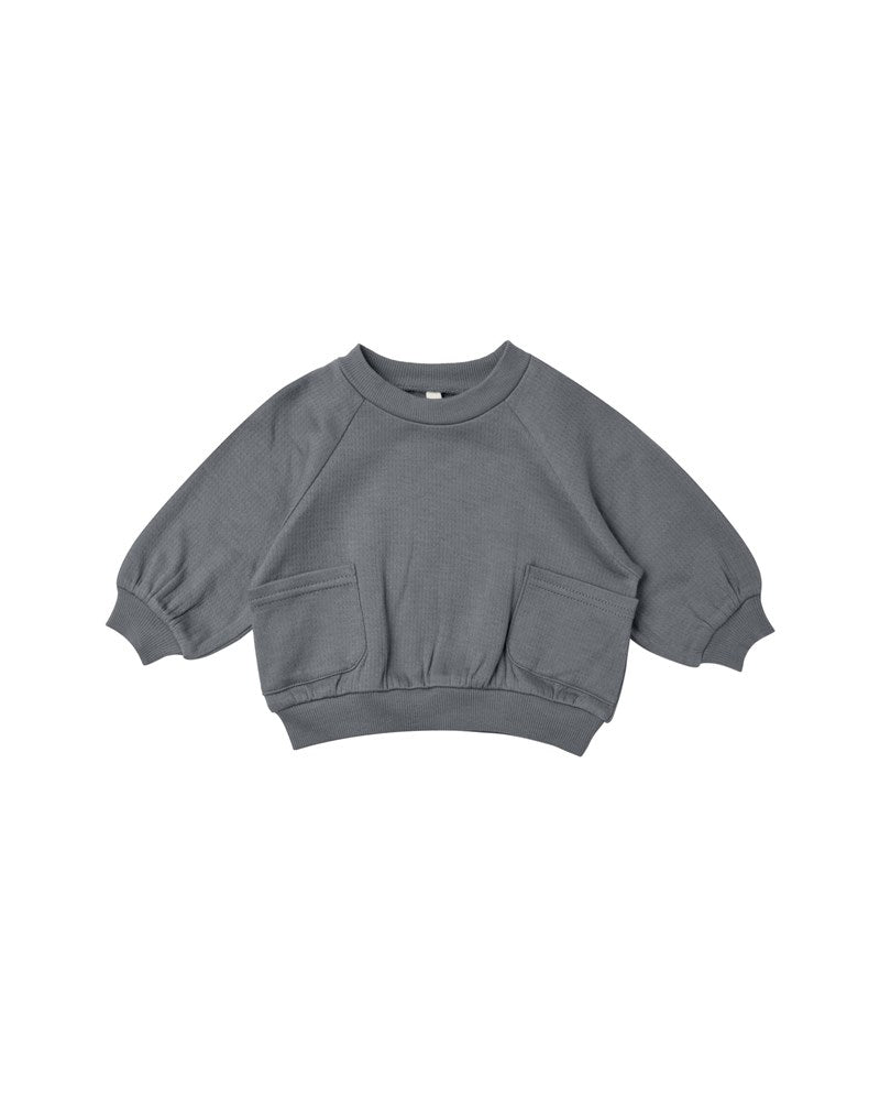 Pocket Sweatshirt - Navy (12-18m)
