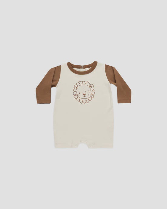 Long Sleeve Romper - Lion