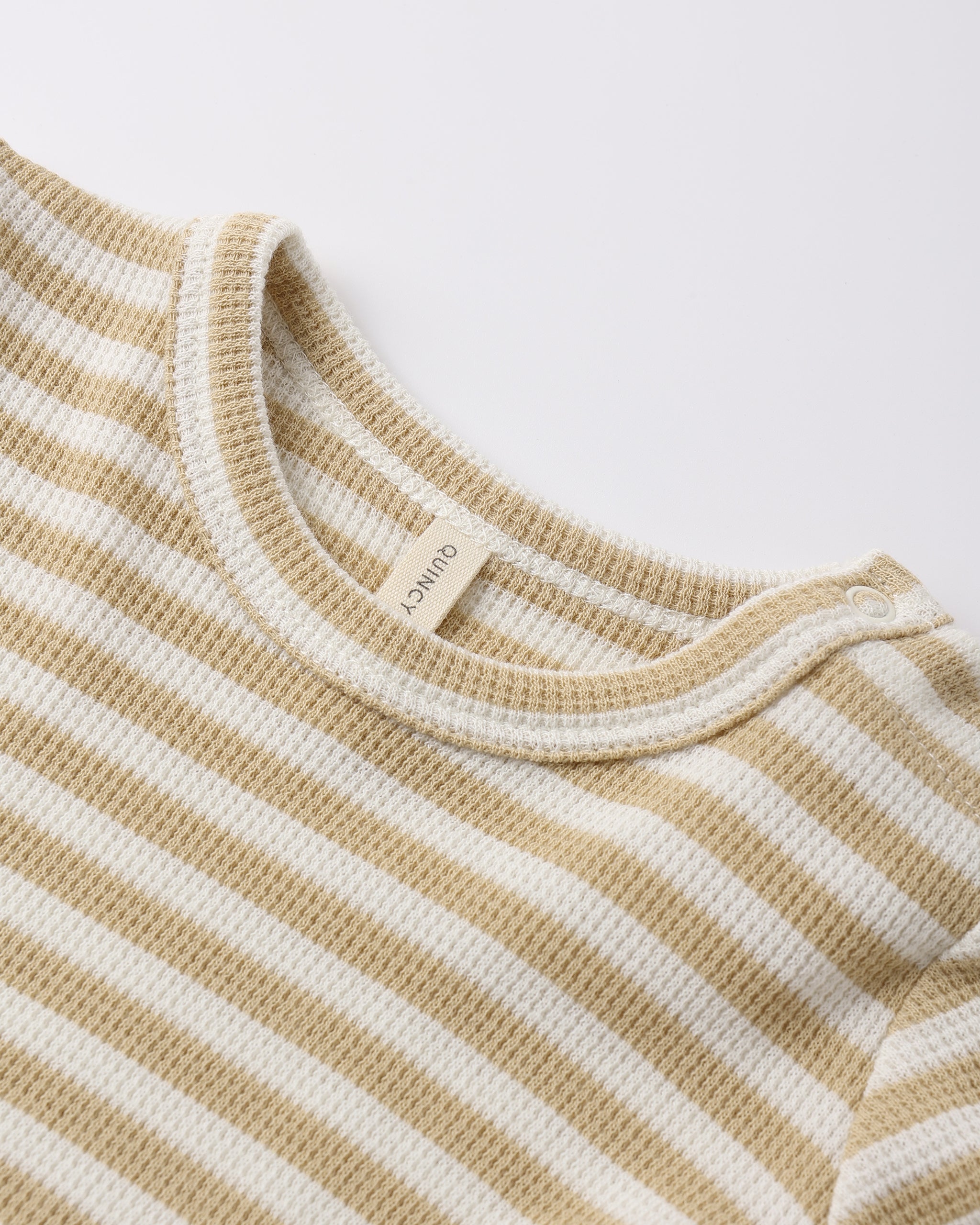 Waffle Top Pant Set || Butterscotch Stripe - Addy & Lou