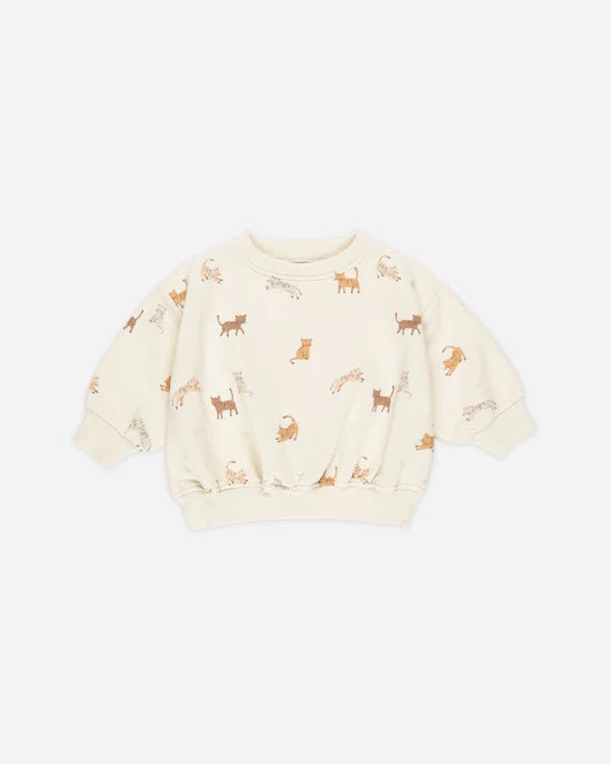 Relaxed Sweatshirt || Cats