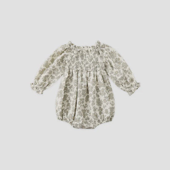 EDEN ROMPER || GREEN FLORAL