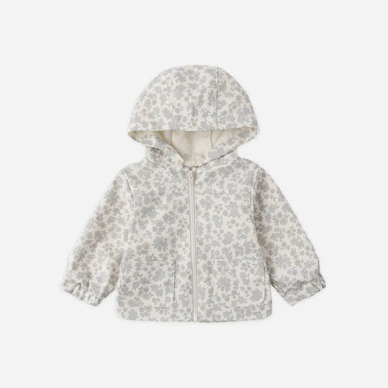 Rain Coat || Blue Floral