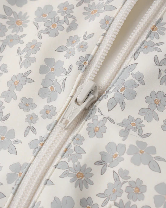 Rain Coat || Blue Floral