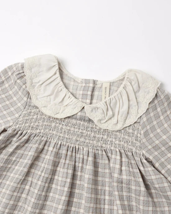 Callie Dress Blue Gingham