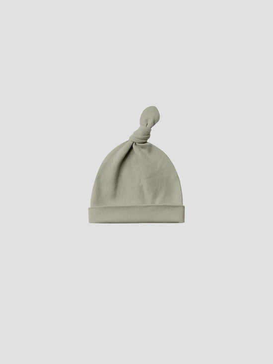 Knotted Baby Hat || Sage