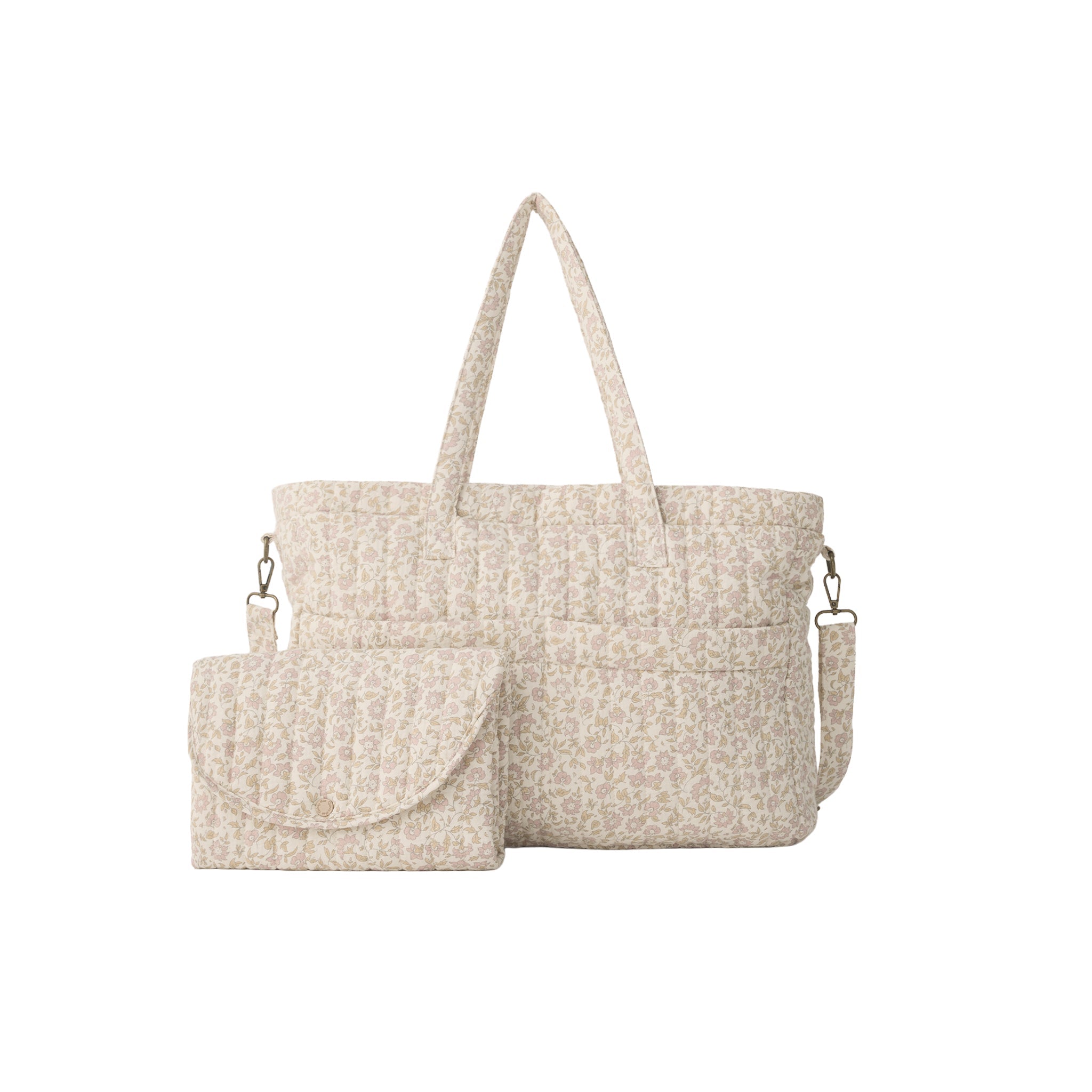 Diaper Bag + Changing Mat || Wildflower Woven - Addy & Lou