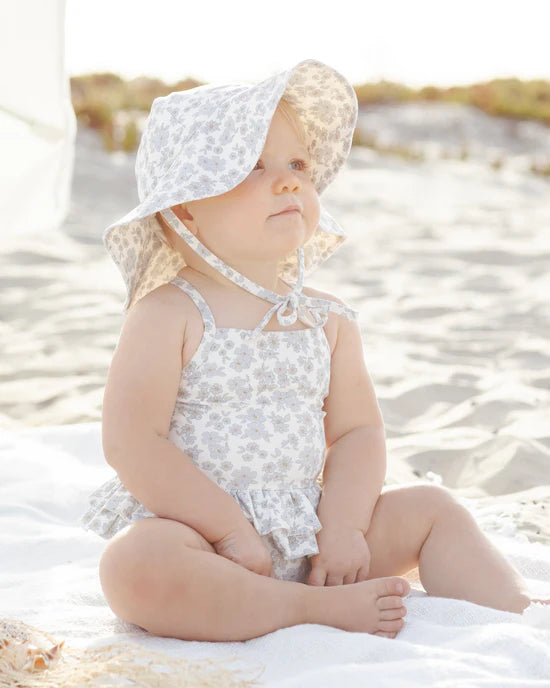 Sun Hat || Blue Floral