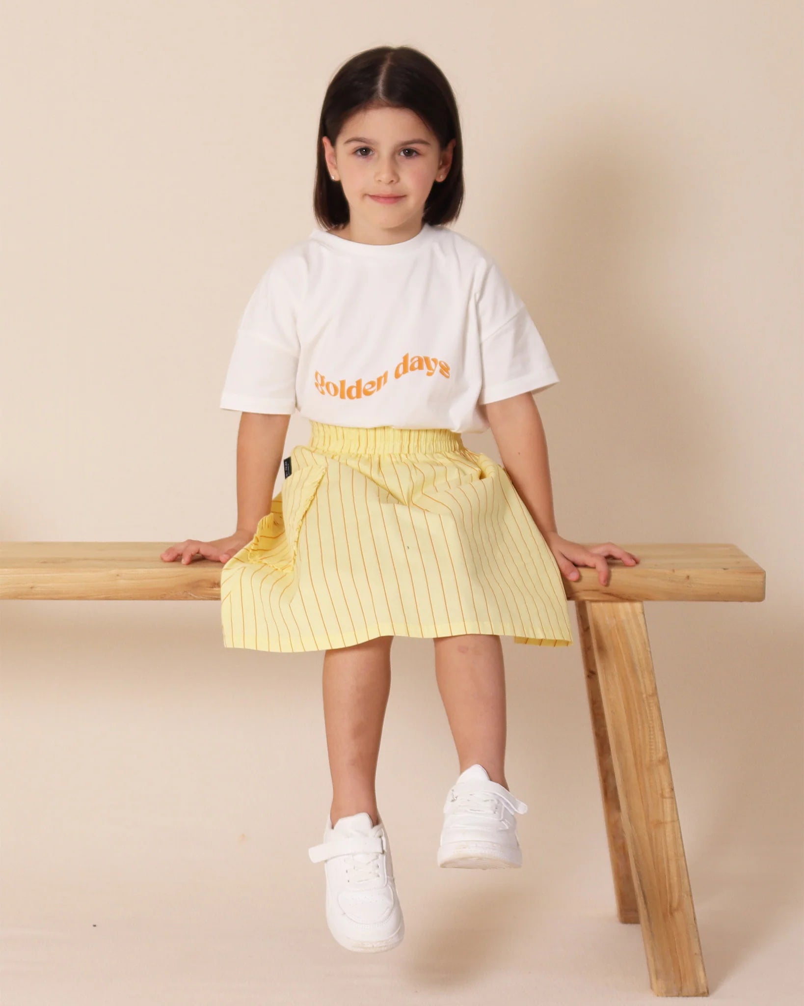 Lolly Stripe Long Skirt With Pockets