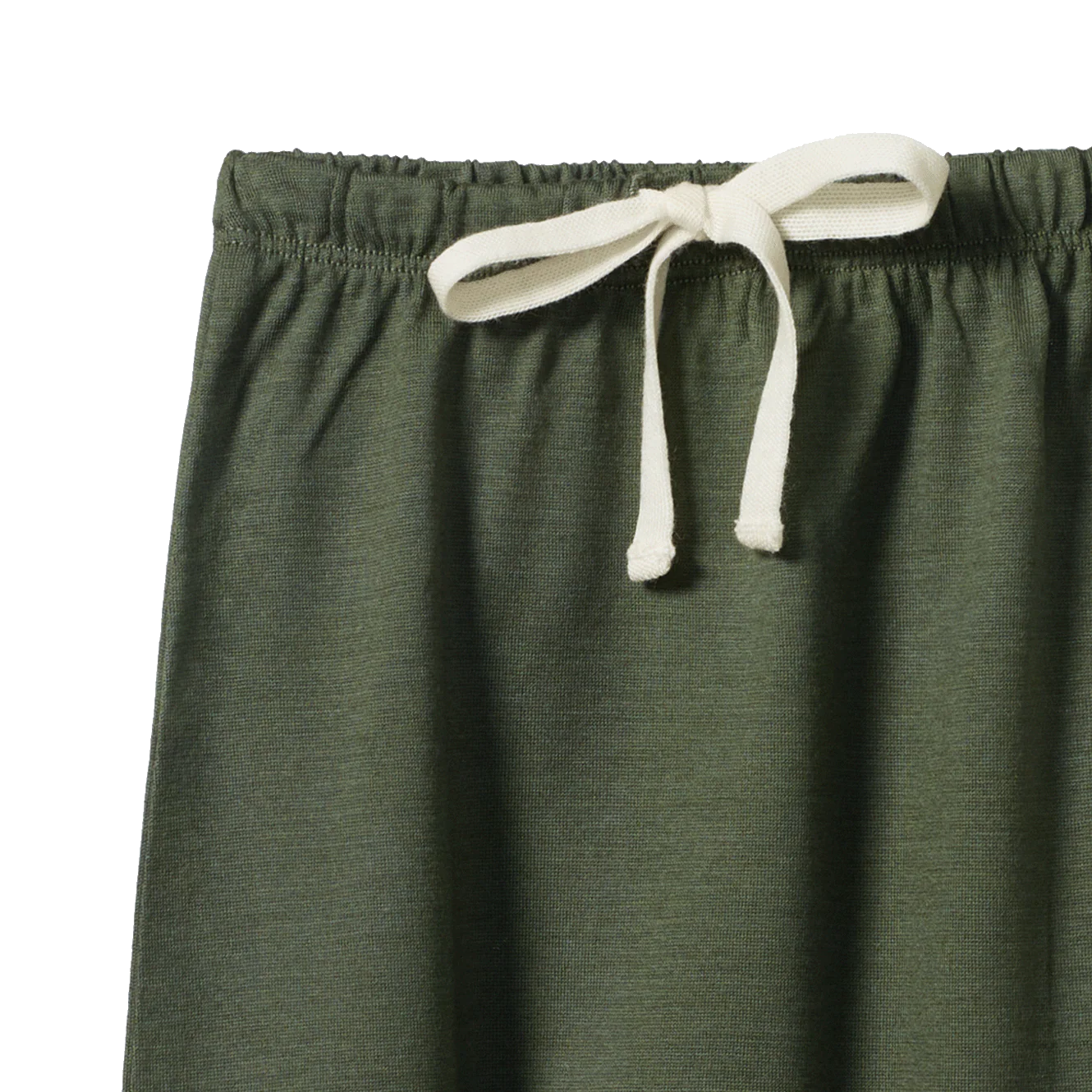 MERINO DRAWSTRING PANTS - Thyme