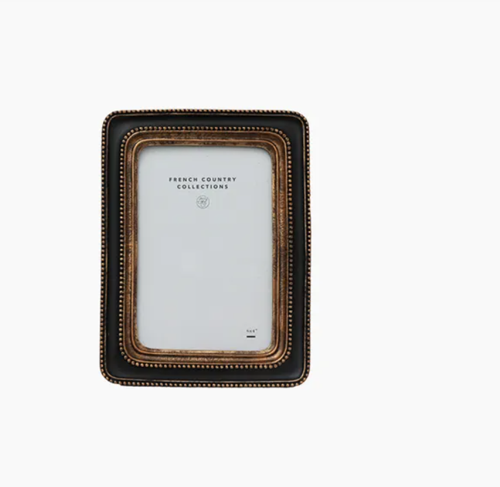 Beaded Frame Black
