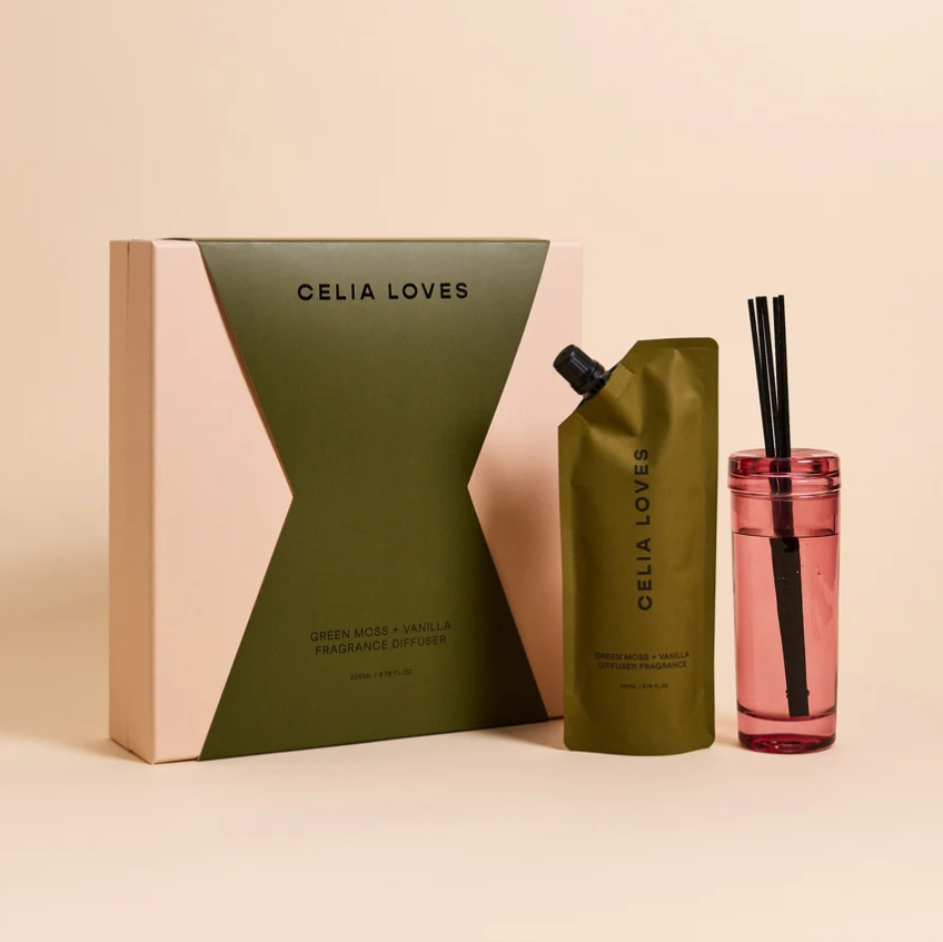 Green Moss & Vanilla - Diffuser Gift Set