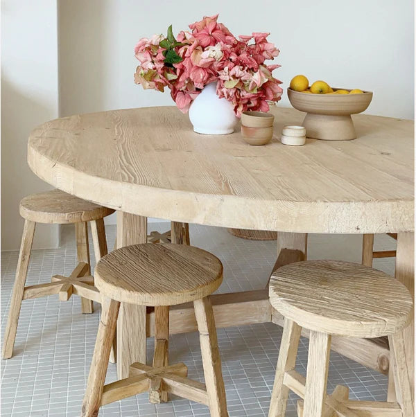 Elm Round Dining Table