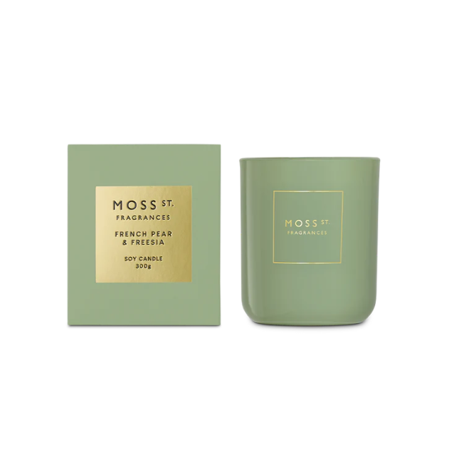 MOSS ST. Candle 300g - French Pear & Freesia