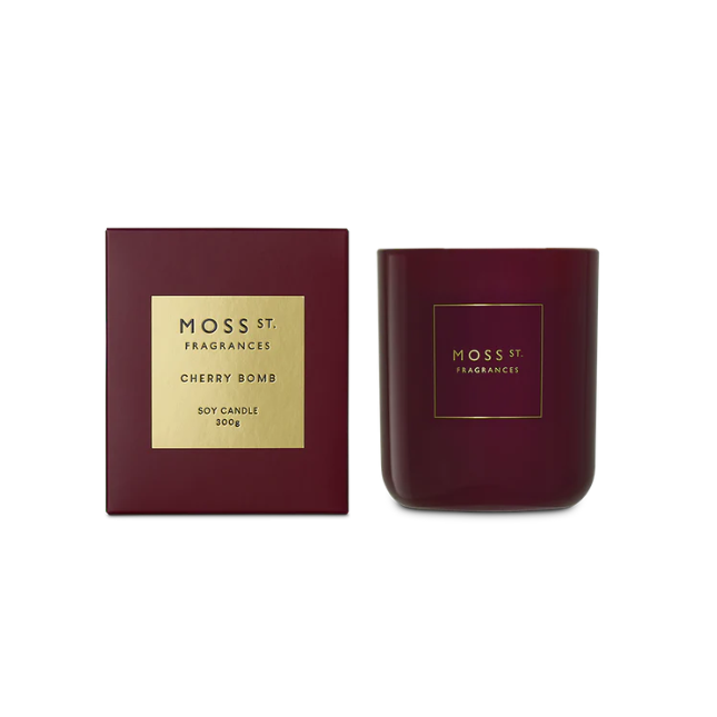 MOSS ST. Candle 300g - Cherry Bomb