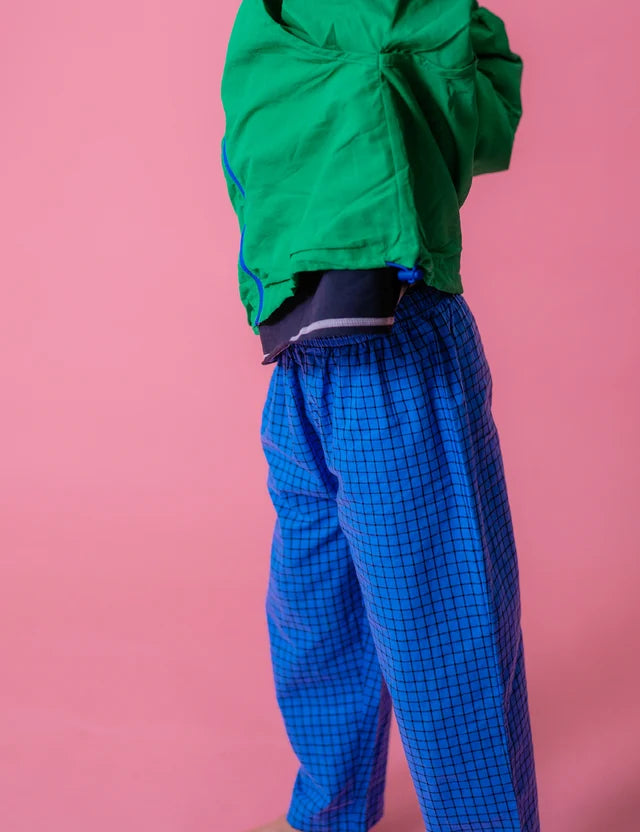 Sport Pants - Blueberry Check