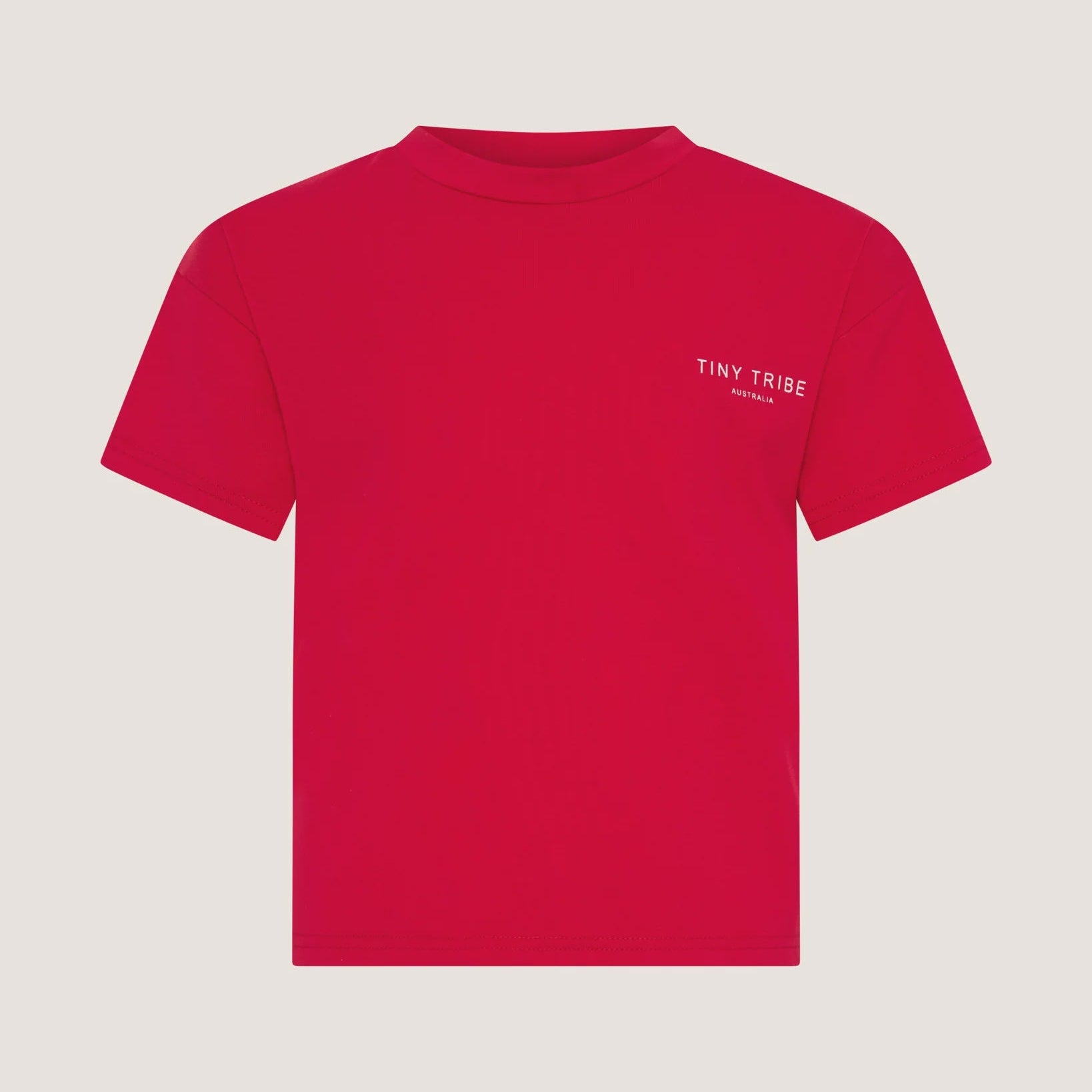 Core Drop Shoulder Tee Red