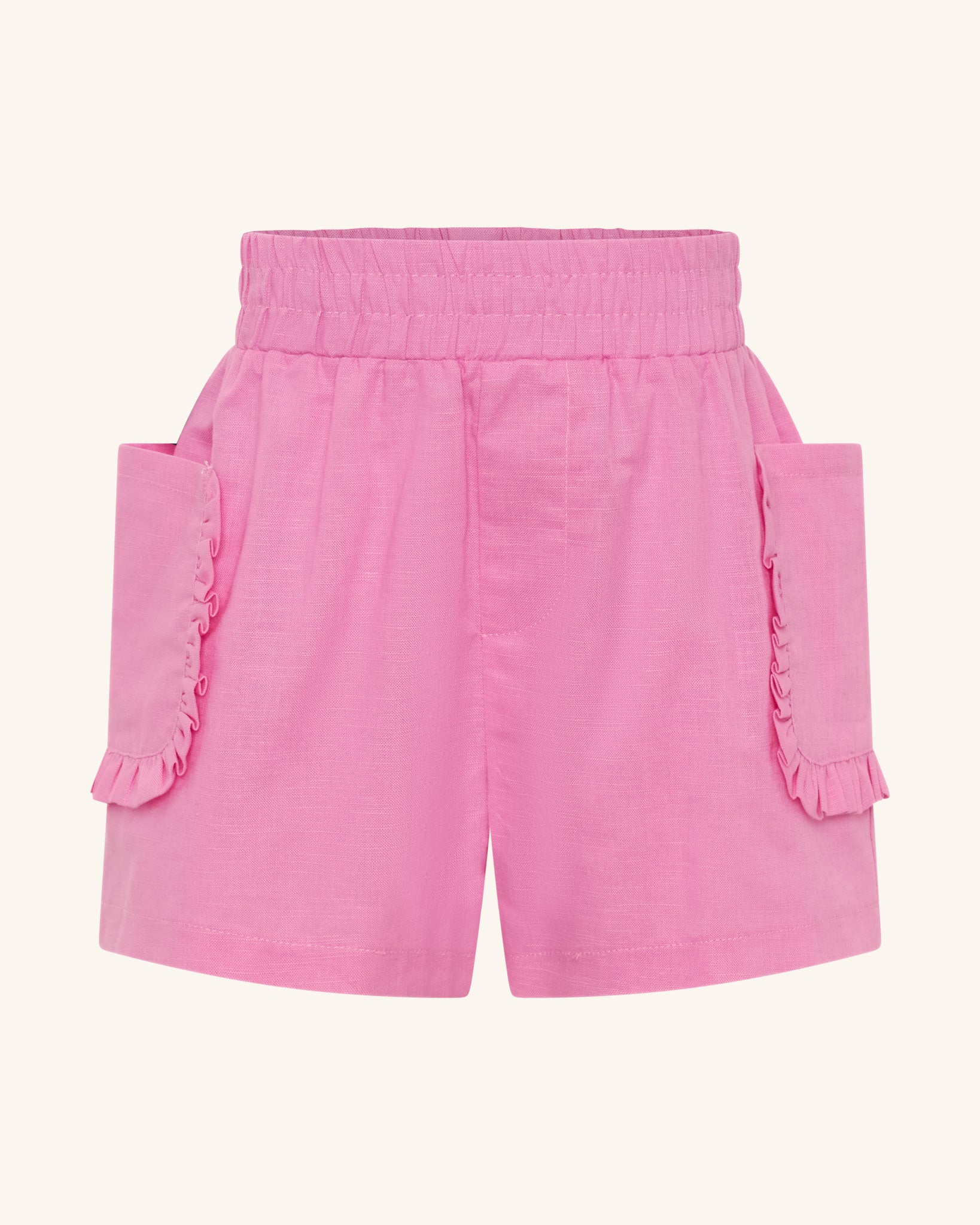 Frill Pocket Short - Pink