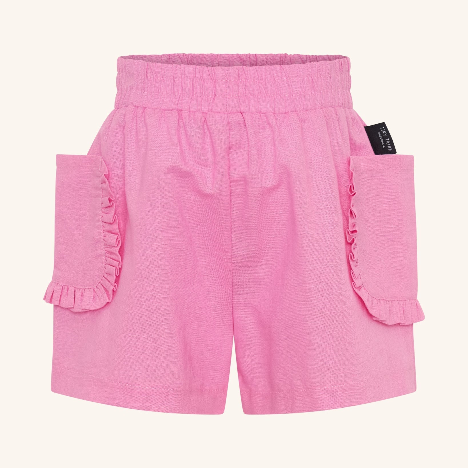 Frill Pocket Short - Pink