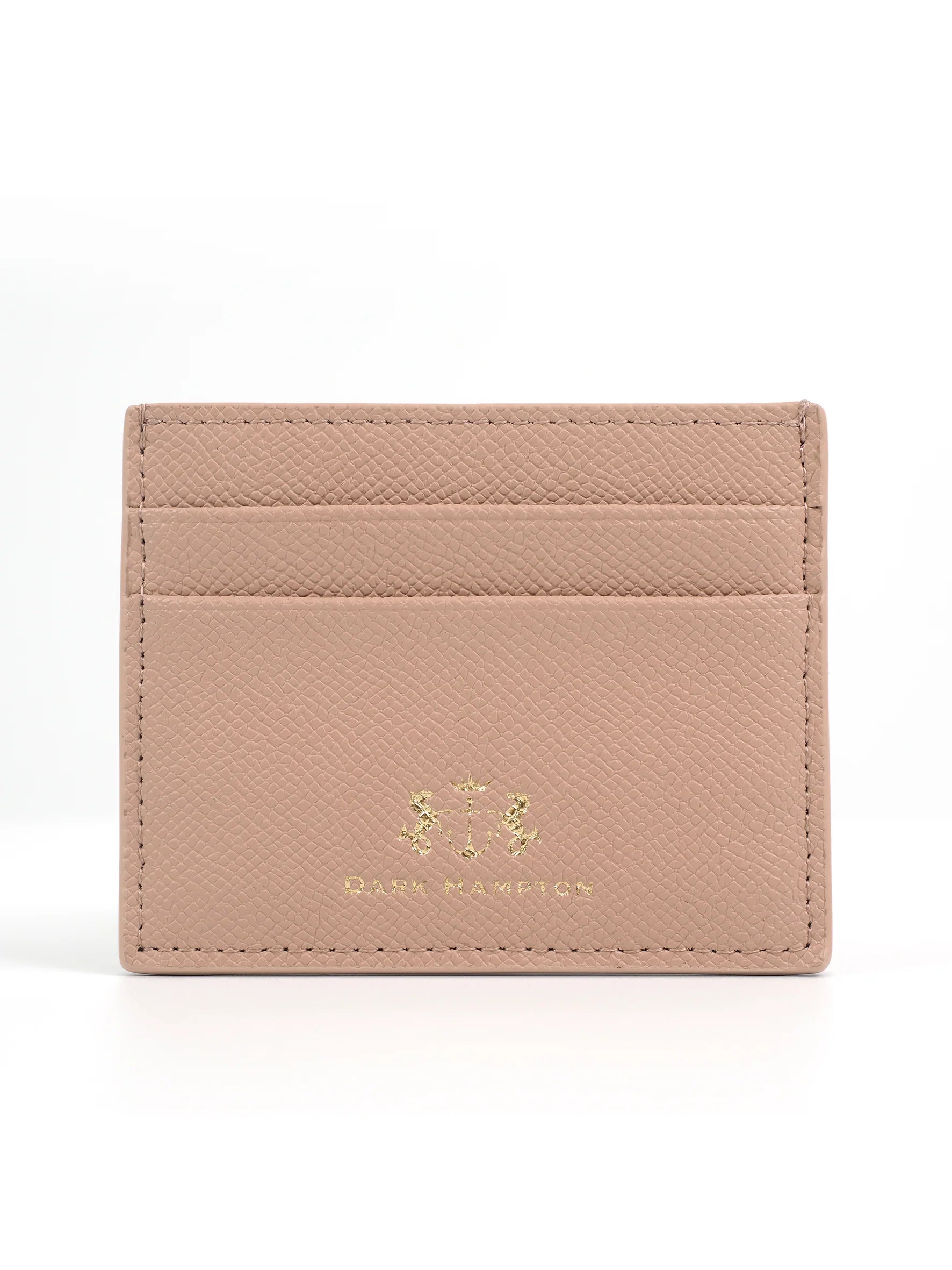 Leather Card Wallet - Latte