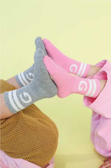 Stripe Logo Socks - Candy
