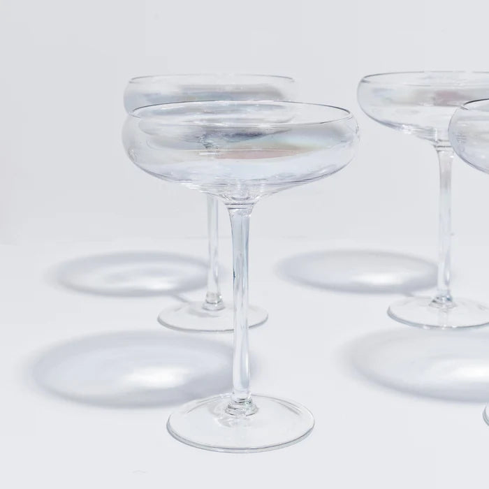 Iridescent Cocktail Coupe - Set of 4